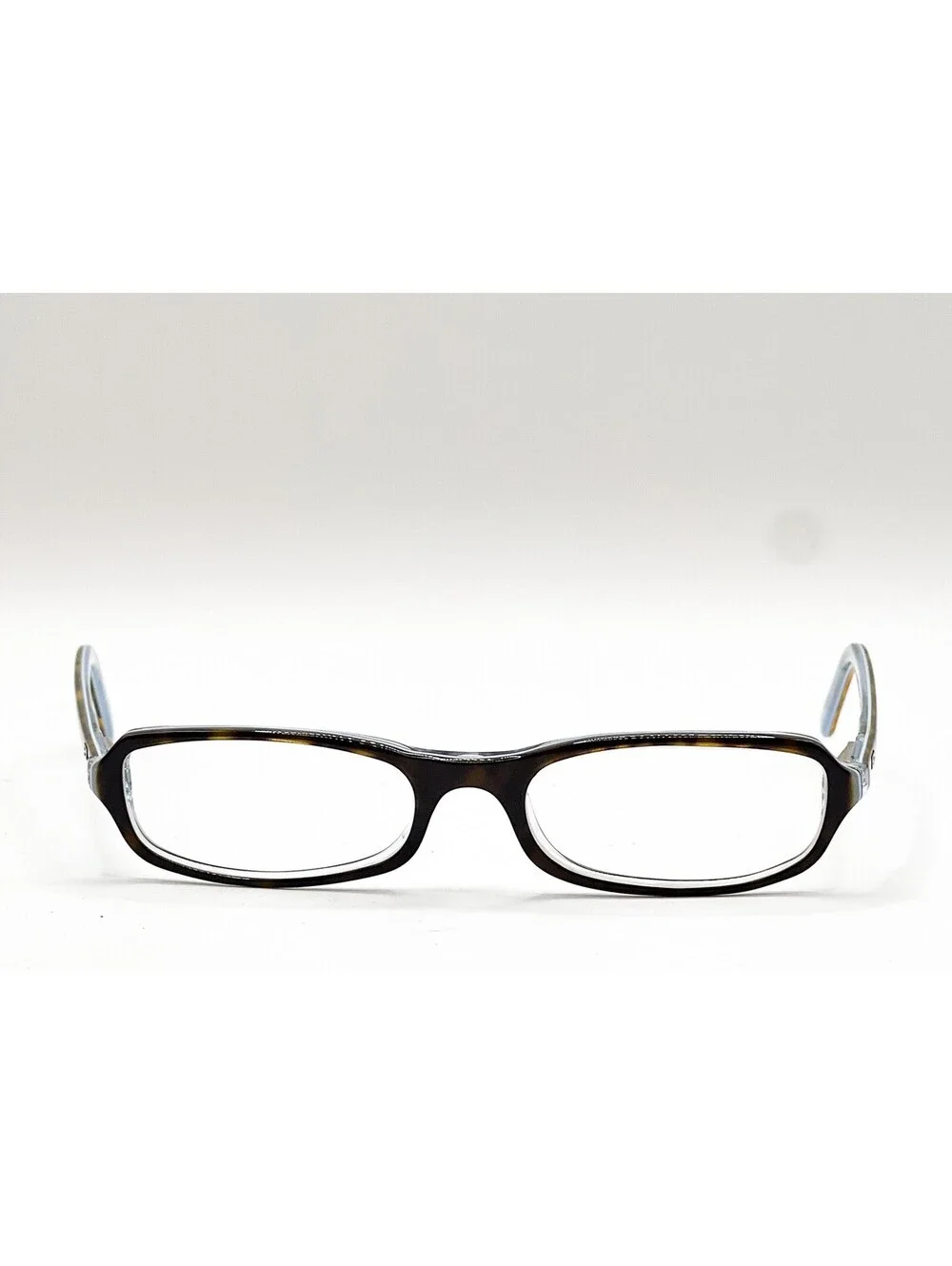 Ralph Lauren RL 6017 5211 Havana-azure Transparent Eyeglass Frames 49-16